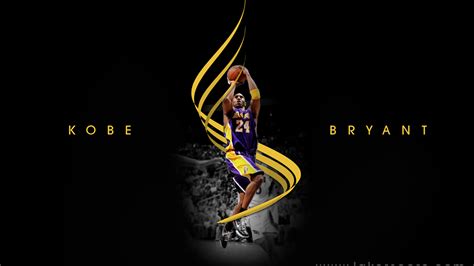 Kobe Bryant With Lakers Sports Dress In Black Background Hd Lakers
