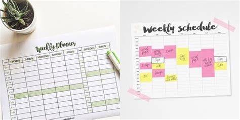 16 Revision Timetable Templates That Are Pretty And Practical