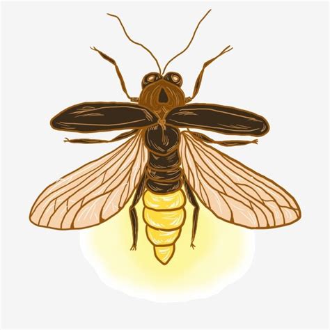 Glowing Fireflies Png Image Glowing Insect Firefly Firefly Clipart