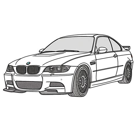 Coloring Pages Of Bmw Cars