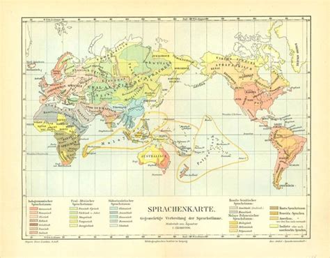 Maps World Map Linguistic Map Map Antique World Map Linguistics