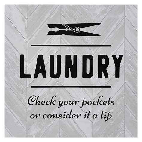 Laundry Check Your Pockets Canvas Wall Art 12