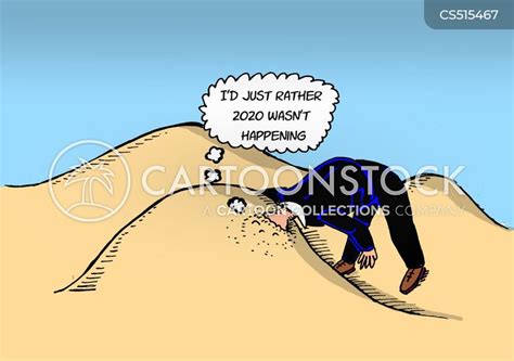 Head In Sand Cartoons And Comics Funny Pictures From Cartoonstock