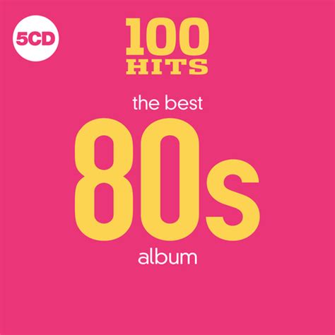 Various Artists 100 Hits The Best 80s Album Cd Box Set 5 Discs 2018