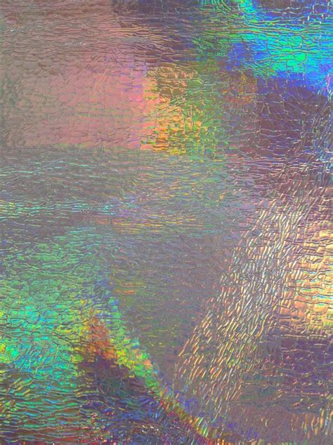 Iridescent Hologram Abstract Artwork Rainbow Colors Iridescent