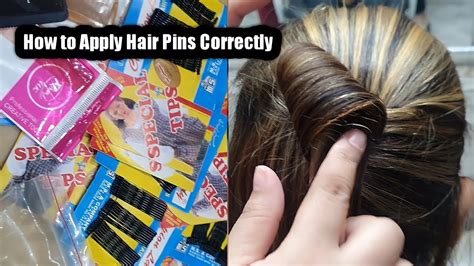 how to use bobby pinandhair pins correctly easy tipsandtricks youtube