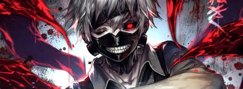 Anime Tokyo Ghoul Bloody Facebook Cover