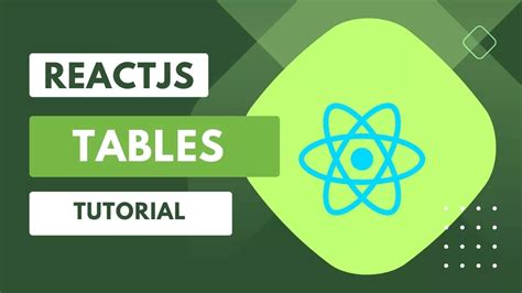 Reactjs Tables With Programming Example And Explanation