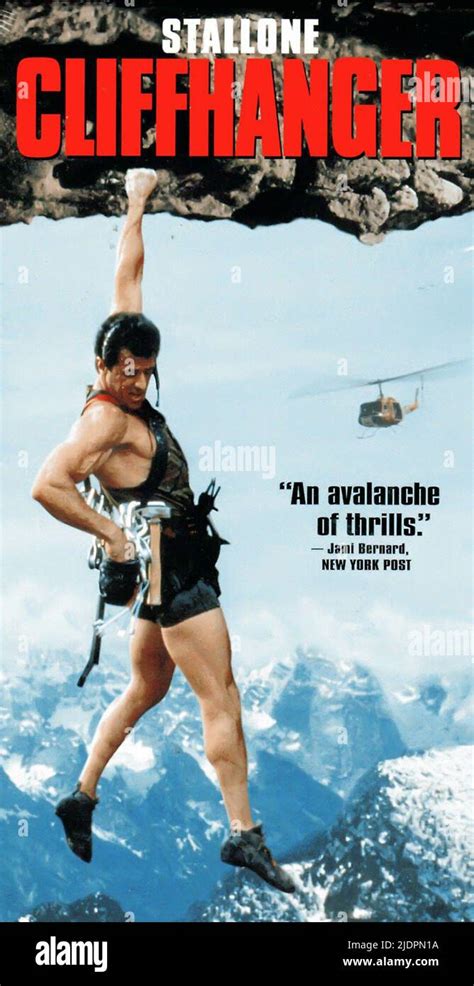 Sylvester Stallone Poster Cliffhanger 1993 Stock Photo Alamy