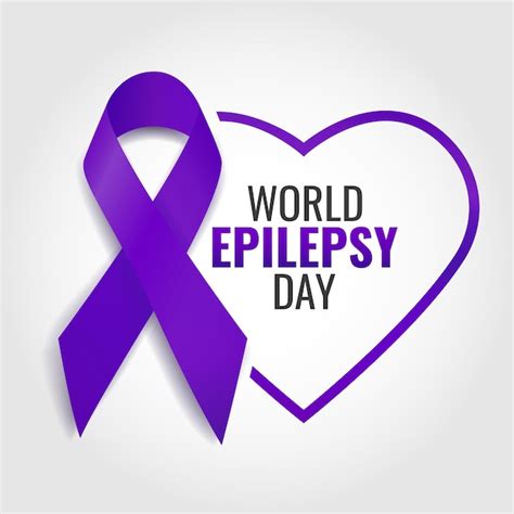 Dia Mundial Da Epilepsia Vetor Premium