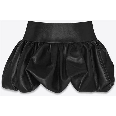 saint laurent mini bubble skirt €3 660 liked on polyvore featuring skirts mini skirts real