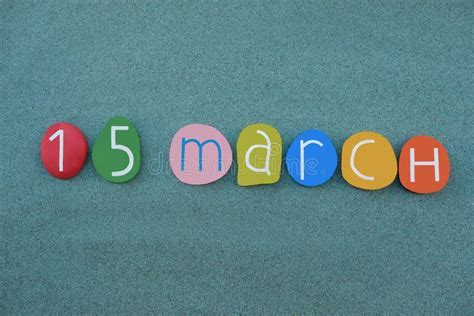 March 15th Day 15 Of Monthsimple Calendar Icon On White Background