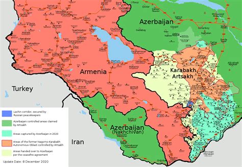 Map Every Day Of The 2020 Nagorno Karabakh War The Sounding Line
