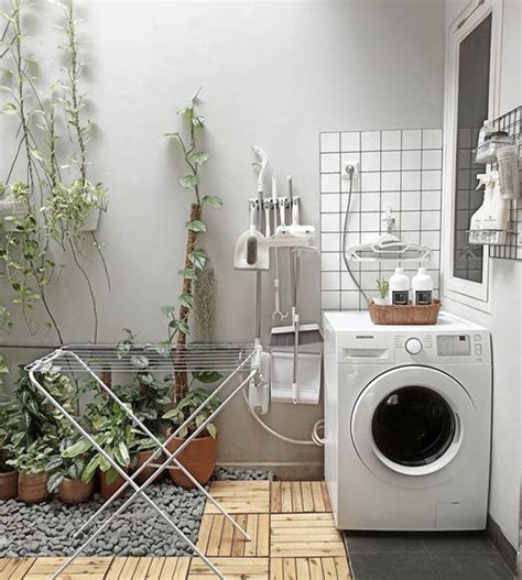 10 Minimalist Laundry Room Design With Natural Accents Homemydesign