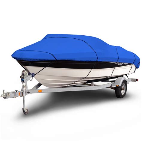 Budge 1200 Denier V-Hull Boat Cover, Waterproof, Premium Outdoor