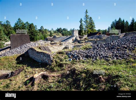 Klastorisko Monastery Ruins Stock Photo Alamy