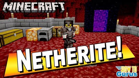 New Minecraft Netherite How To Find Smelt And Craft