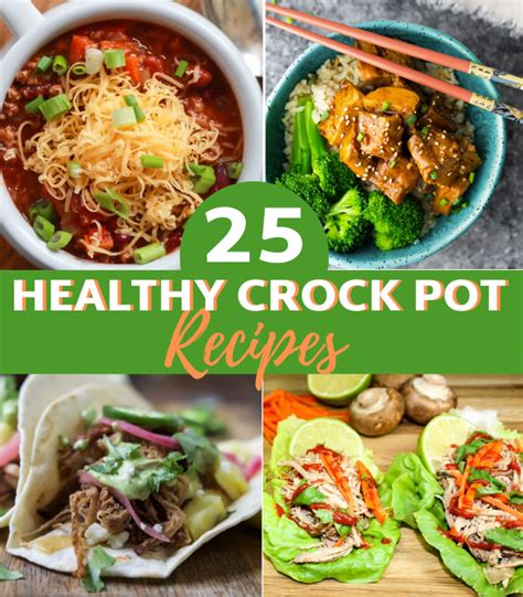 25 Healthy Crock Pot Recipes To Try Out Throughout The Year Ohlade
