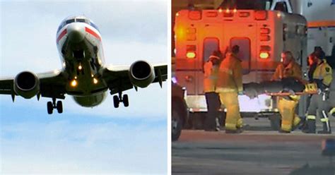 Flight From Hell Passengers Hospitalised After Plane Hits Huge