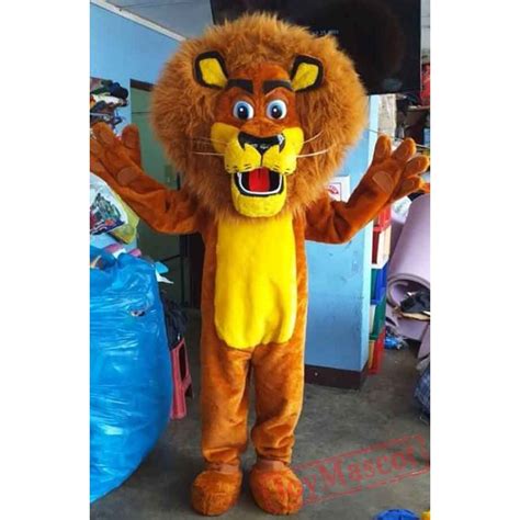 Lion Mascot Costume Adult Animal Costume For Sale