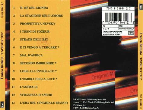 Battiato e alice summer on a solitary beach 2016. P. & C.: Franco Battiato - Unprotected (1994)