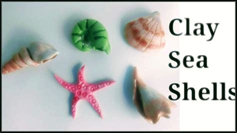 Clay Sea Shells Using Air Dry Clay Shilpkar Clay Clay Craft How To