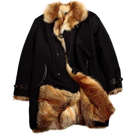 Bos Bison Пальто на лисьем меху Clothes Coat Outwear