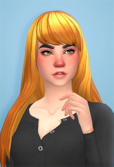 The Scuba Divers Wife Sims Hair The Sims 4 Skin Sims 4 Anime