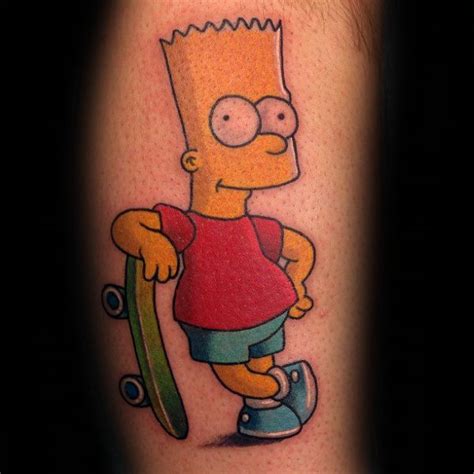 50 Bart Simpson Tattoo Designs For Men The Simpsons I