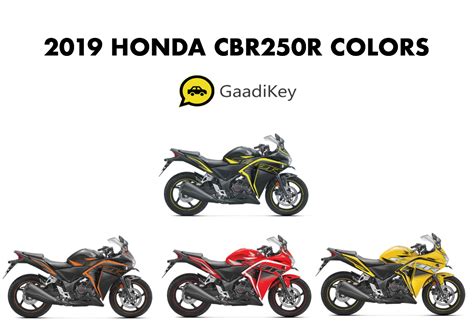 All content on this website is for informational purposes only. 2019 Honda CBR250R Colors - Yellow, Red, Orange, Green ...