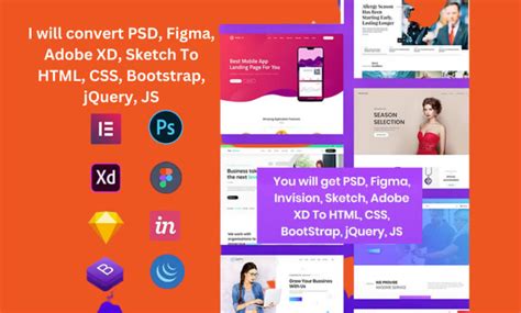 Convert Figma Psd Xd To Responsive Website Using Tailwind Css And Hot