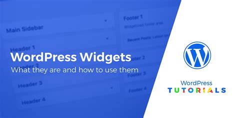 Wordpress Widgets Are Simple Elements To Build Wordpresswebsite