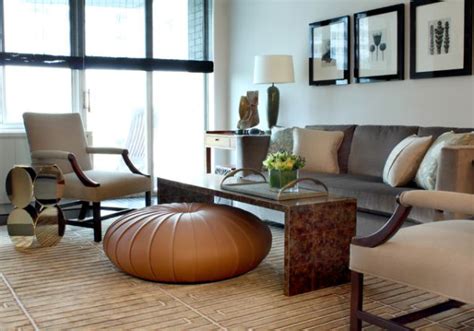 beautiful shapely ottomans  jazz   living room