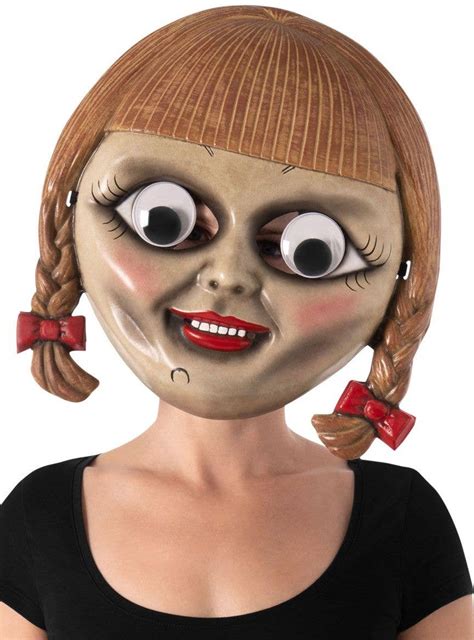 Annabelle Mask Headgear Ghost Doll Mask Annabelle Doll Costume