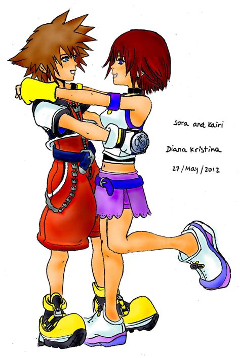 Sora And Kairi Kingdom Hearts By Dianakristina On Deviantart