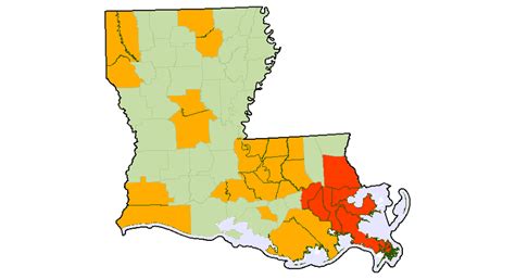 Geomapping Of Rural And Metropolitan Parishes In Louisiana Adapted