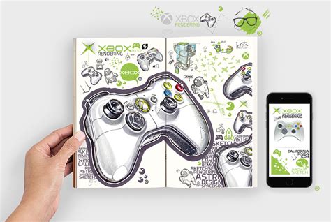 Xbox Sketch Rendering On Behance