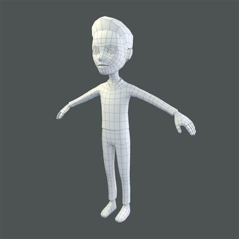 Low Poly Male Cartoon Style Character 3d Model Cartoon Styles Low
