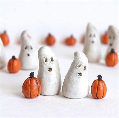 Makers Village On Instagram Loving These Spooky Clay Ghosts And