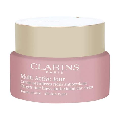 clarins clarins multi active jour day face cream spf 20 all skin types 1 7 oz