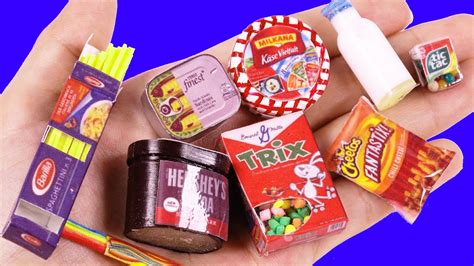 12 Diy Miniature Food Realistic Hacks And Crafts Collection Youtube