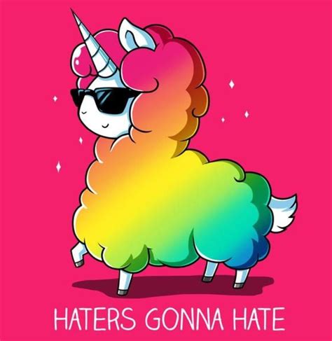 A Rainbow Llama Unicorn For When Your Sad Truth Unicorn Unicorn