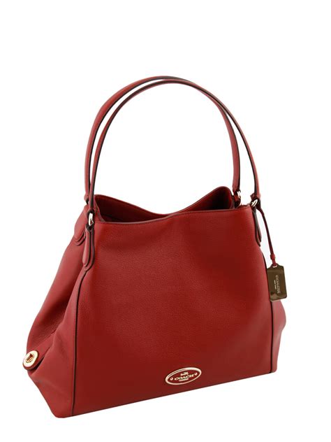 Coach Edie Bag In Red Rosso Lyst
