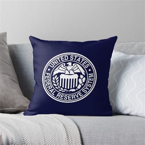 United States Federal Reserve System Throw Pillow For Sale By