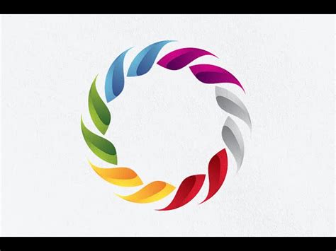 فيديو Illustrator Logo Design Tutorial Circle 3d Logo Design