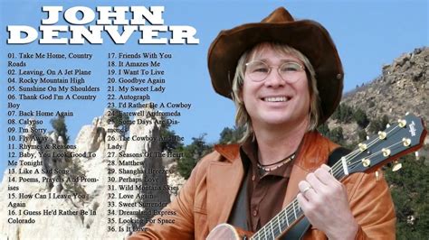 John Denver Greatest Hits Best Songs Of John Denver Country Music Stars Country Music