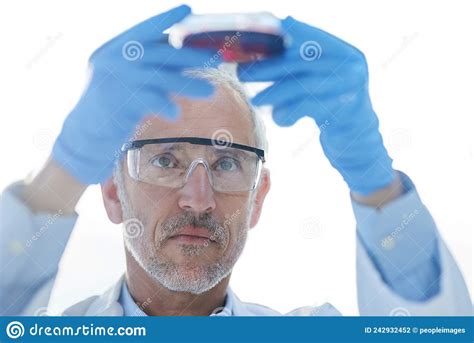 Forensic Findings Cropped Shot Of A Male Scientist Conducting An