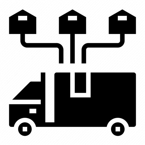 Delivery Distribution Shipping Supplier Market Economy Icon