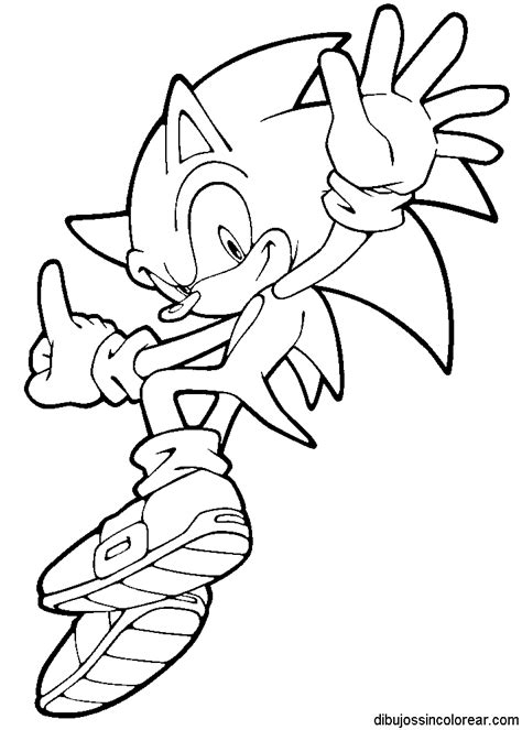 Dibujos De Sonic Sega Para Colorear