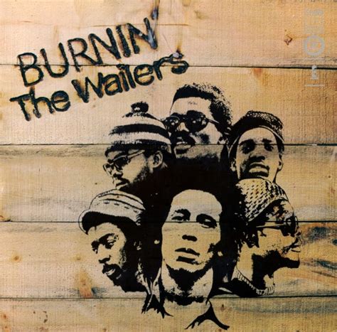 Cotes Vinyle Burnin Par Bob Marley Galette Noire